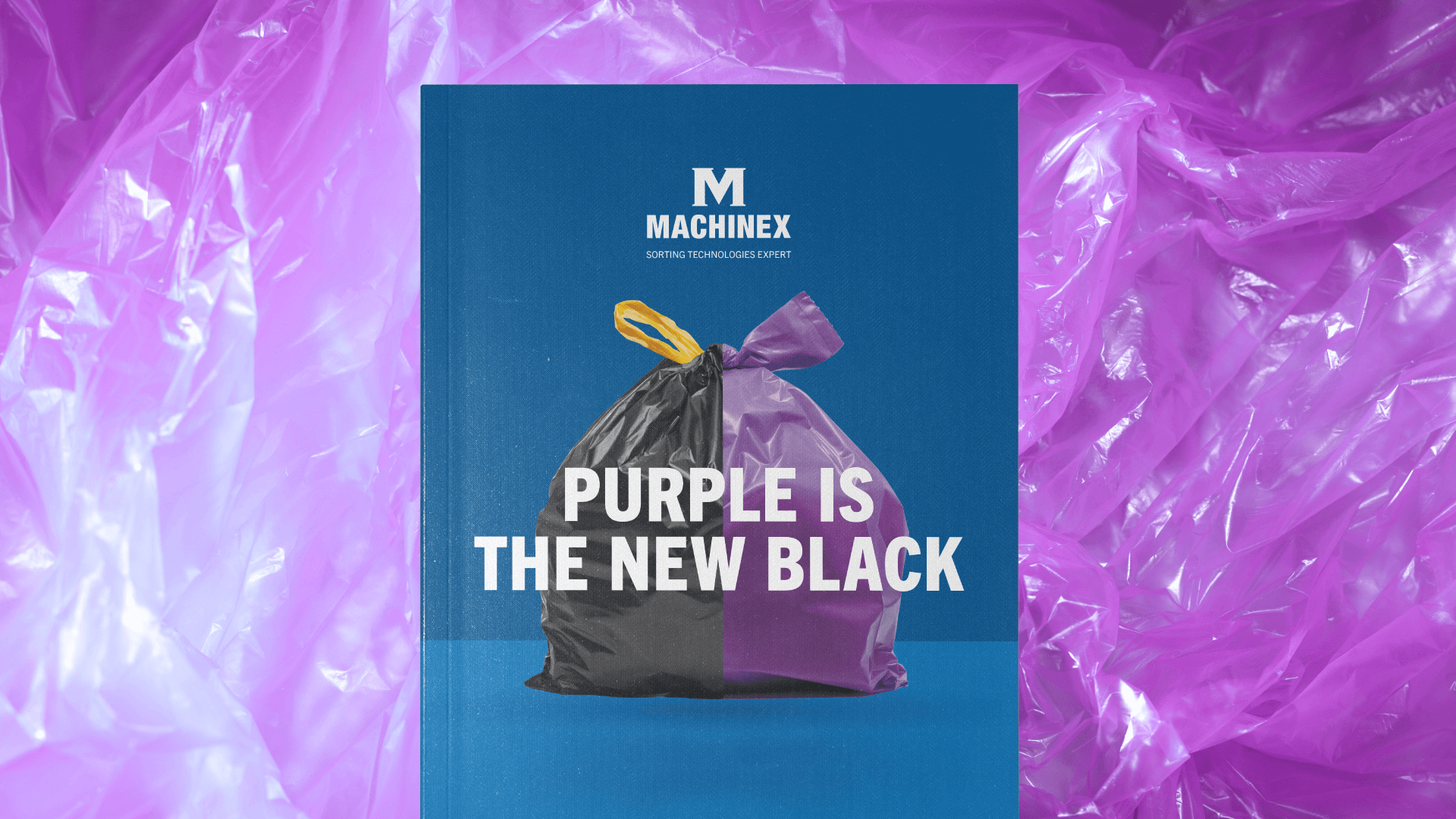 Miniature de la campagne Purple is the new black avec sac poubelle bicolore.